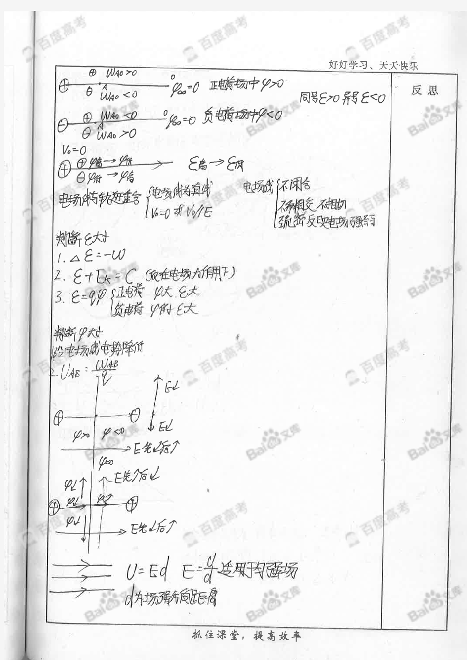 高中物理知识点笔记_part3_河北衡水中学理科学霸_2016年高考状元笔记