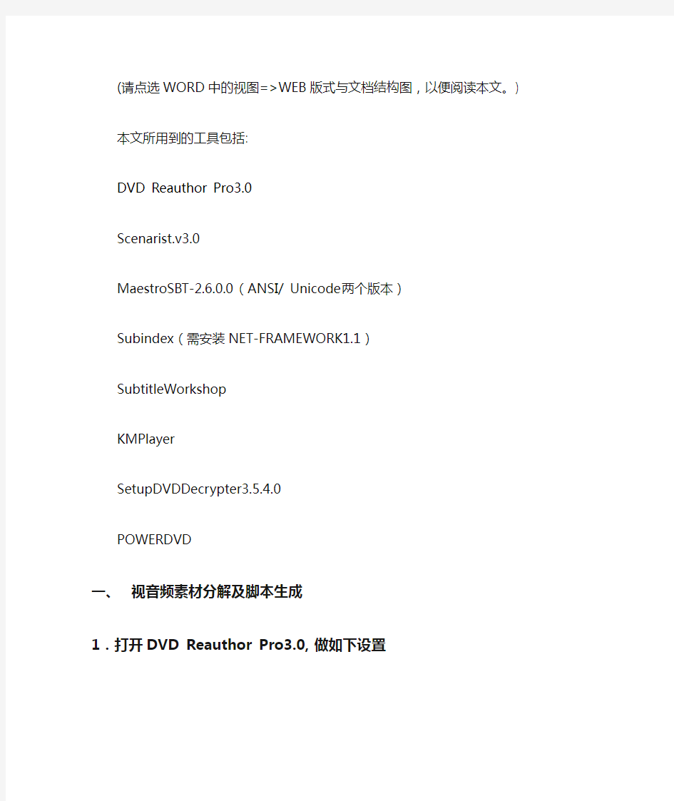 DVD Reauthor Pro Retail v3使用实例