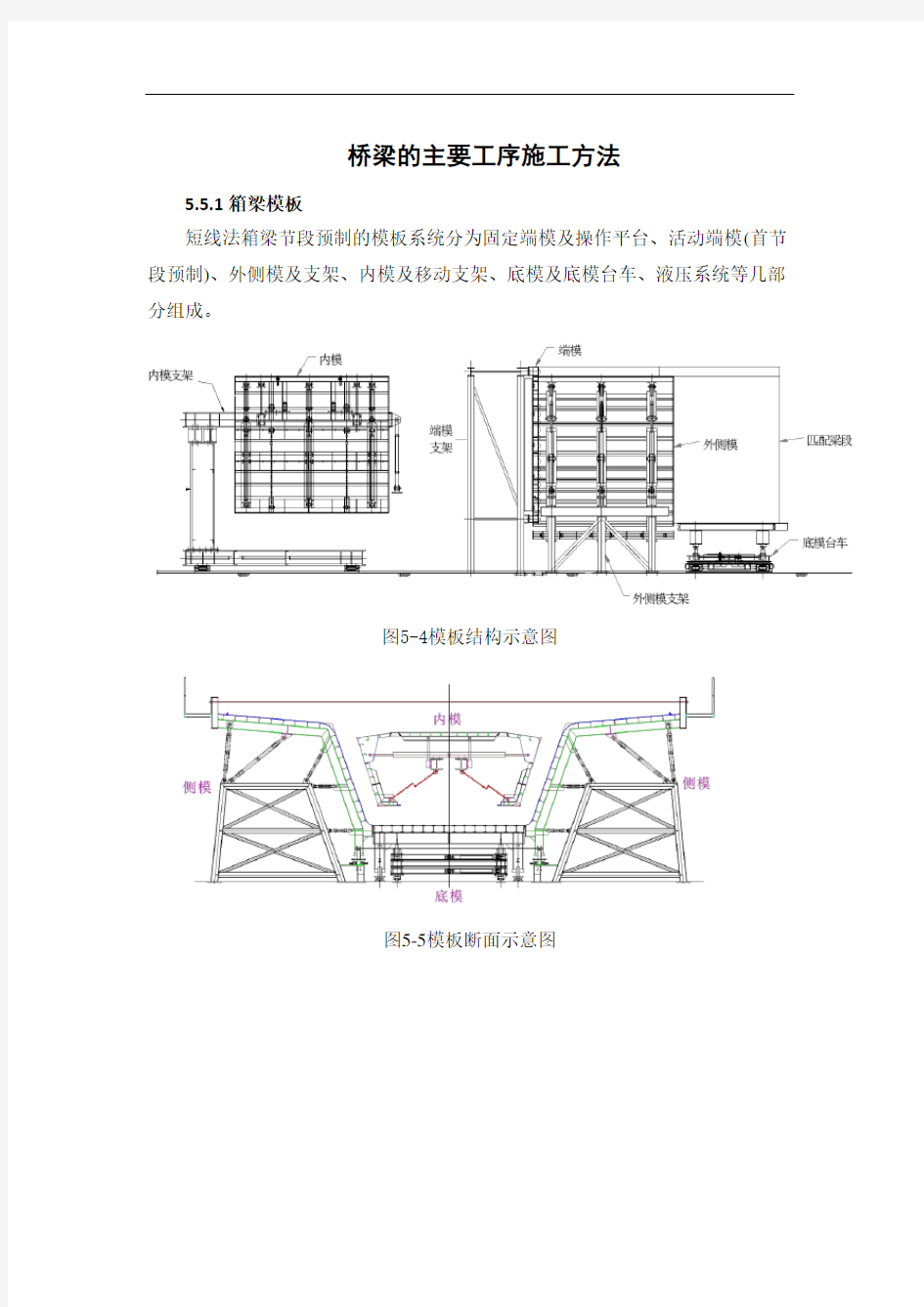 桥梁的主要工序施工方法