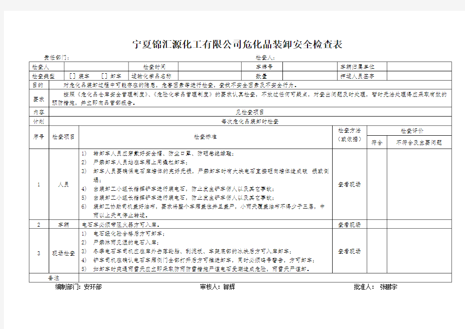 16装车前后安全检查记录