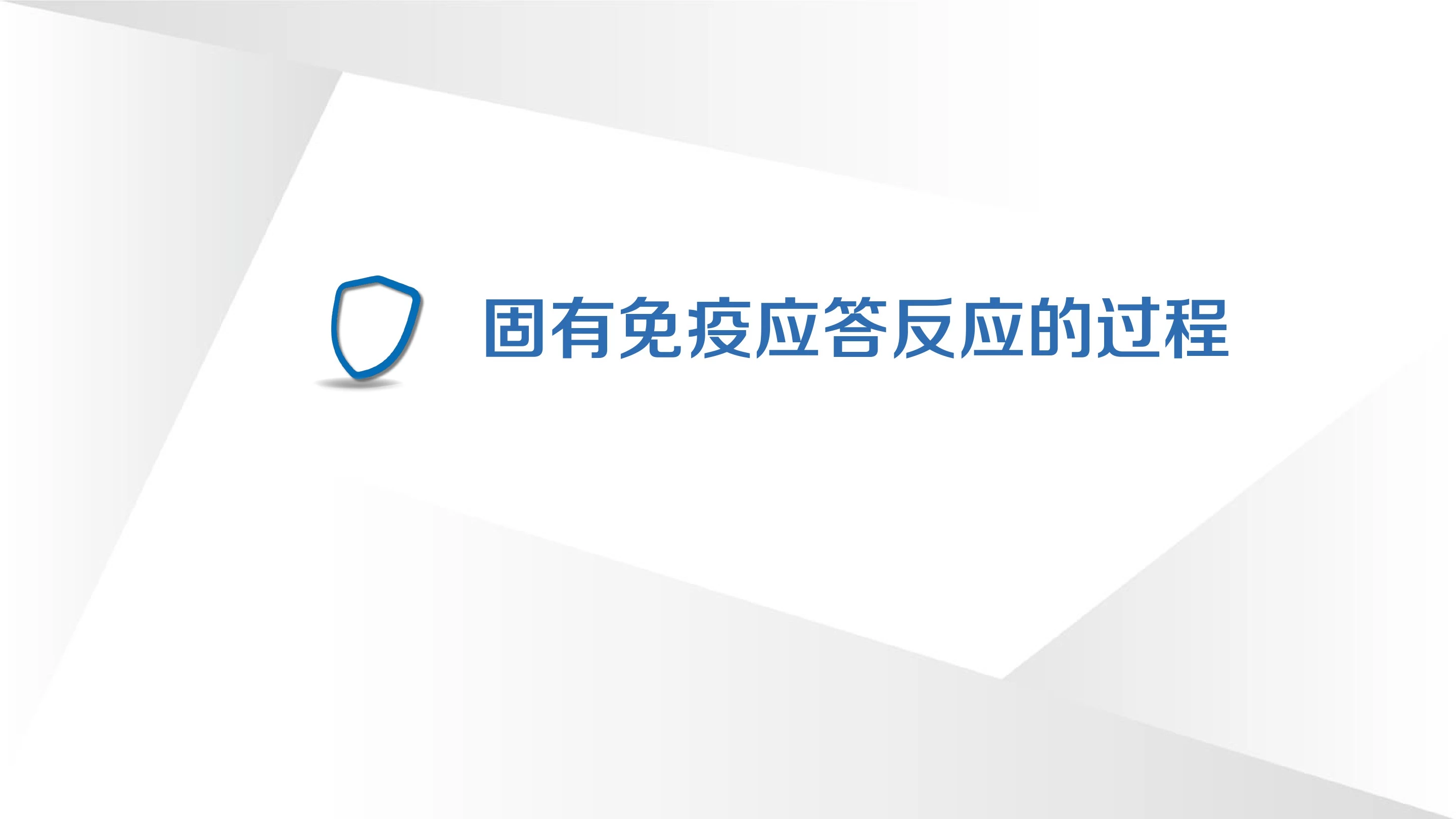 4.5.1 固有免疫应答反应的过程