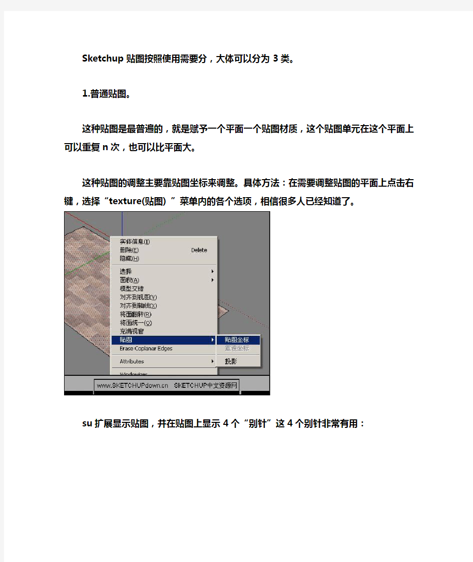 Su教程_Sketchup贴图的详细图解