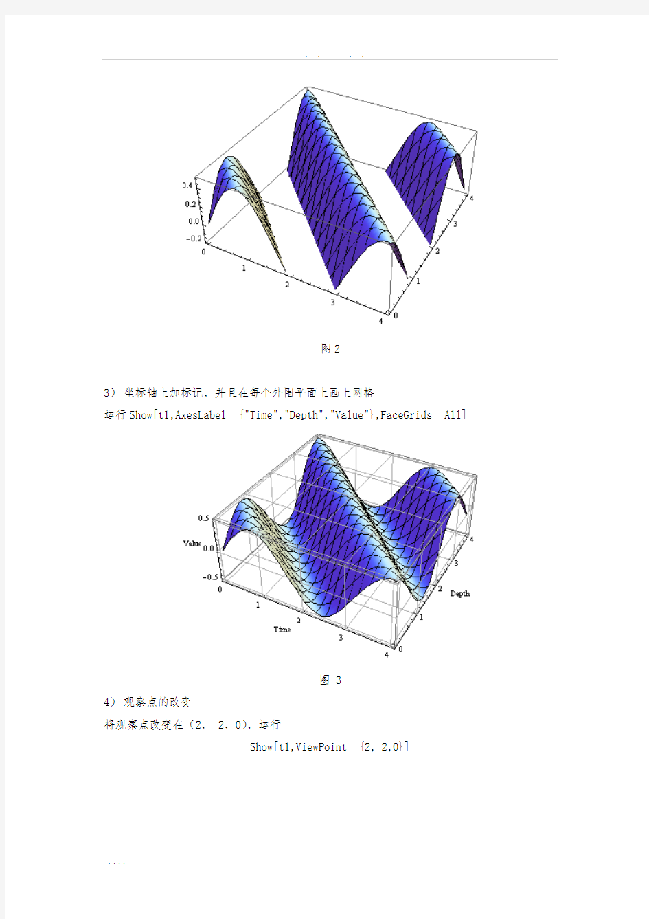 实验2-空间曲线曲面图形的绘制