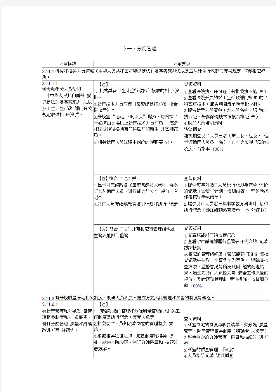 最新分娩管理与促进自然分娩