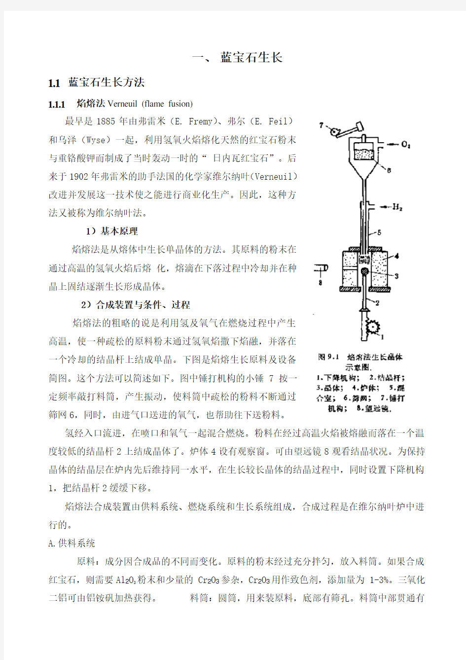 蓝宝石生长方法