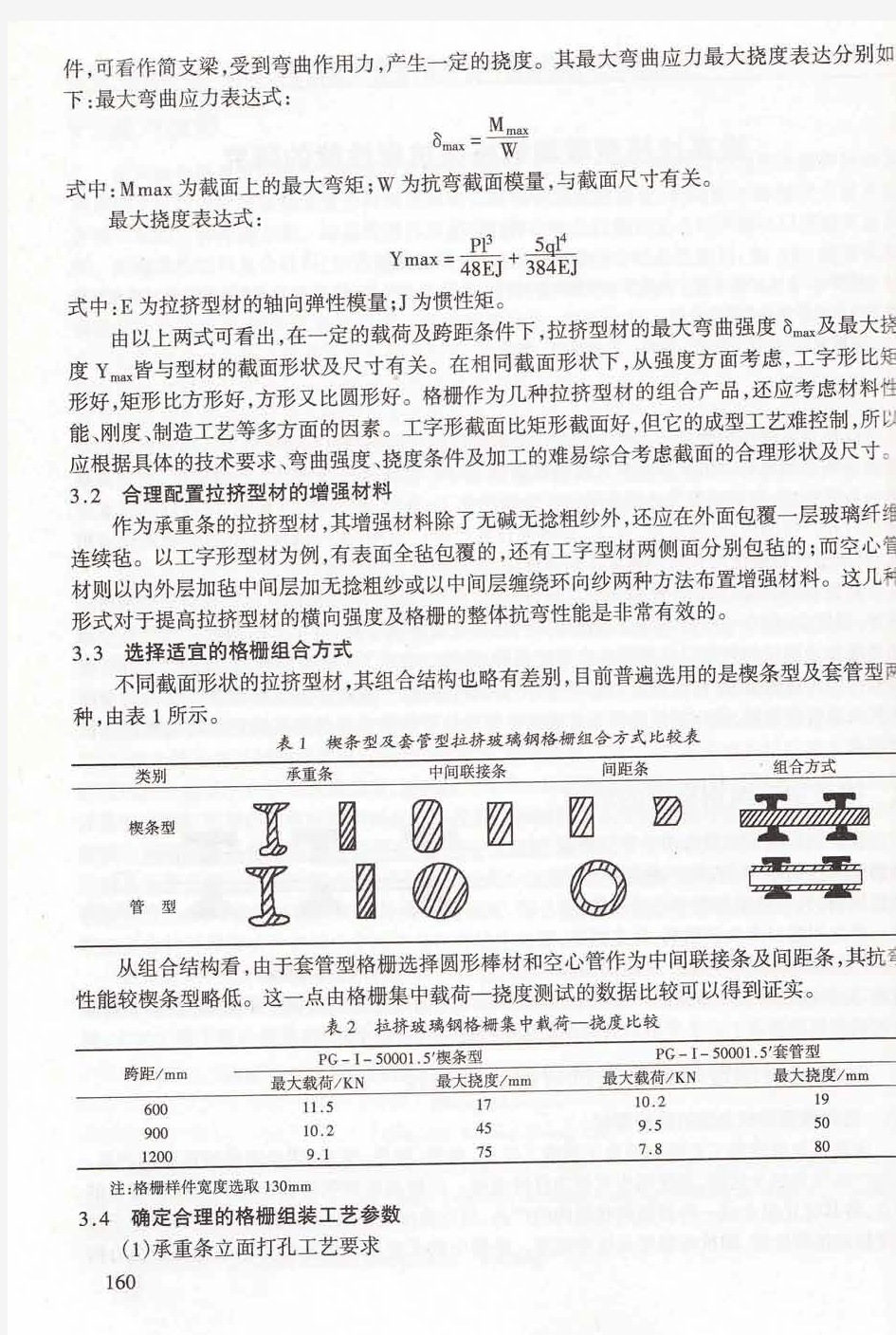 提高拉挤型玻璃钢格栅抗弯性能的研究