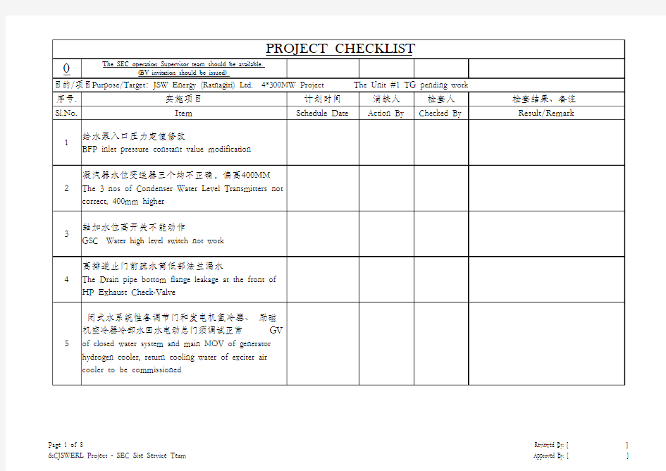 Project_Checklist