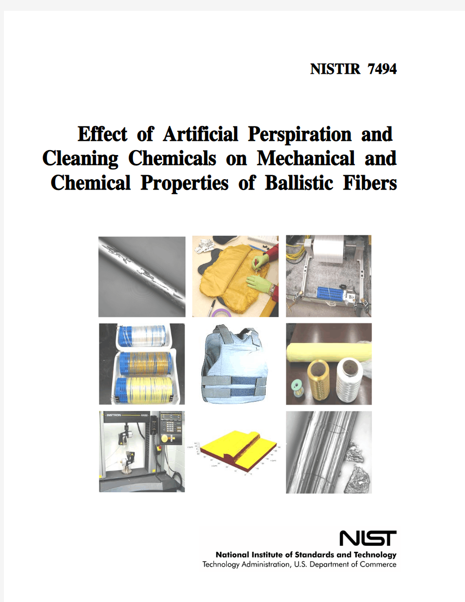 Artificial Sweat and Cleaning Chemical Study Life Protection  Global