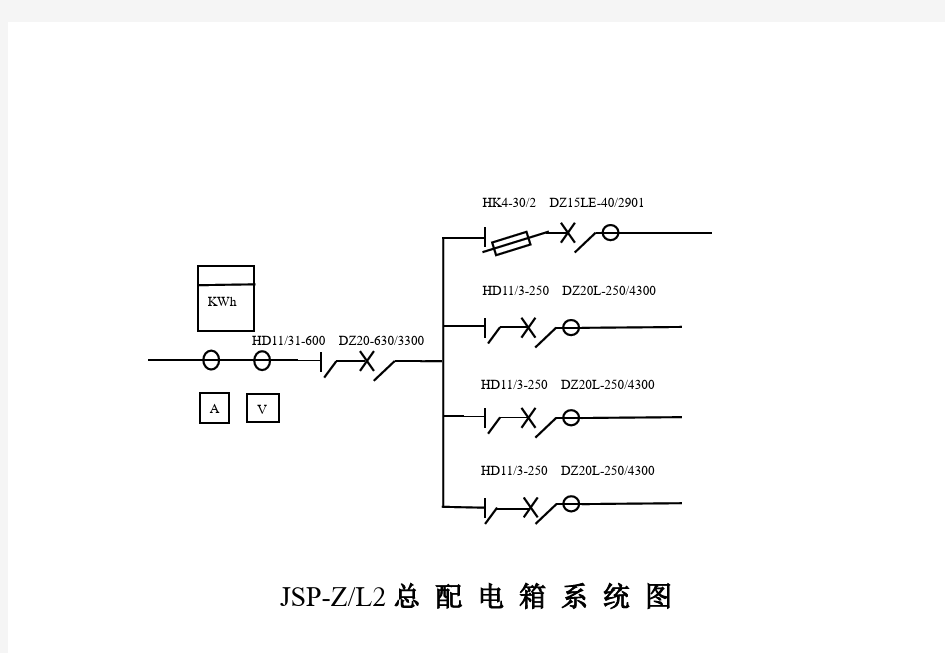 临电-各种临时配电箱系统图