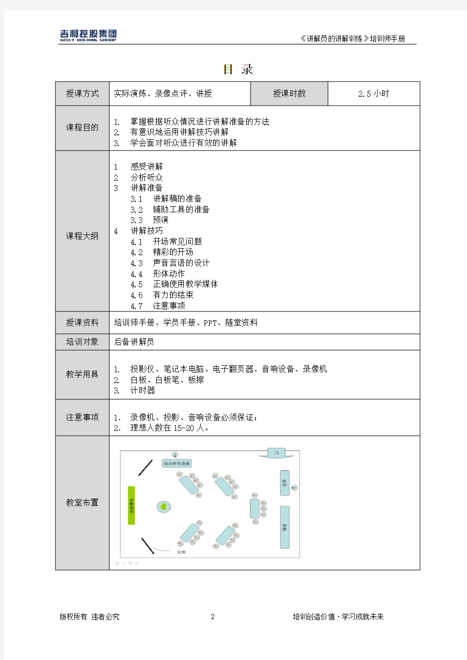 《讲解员培训》培训师手册