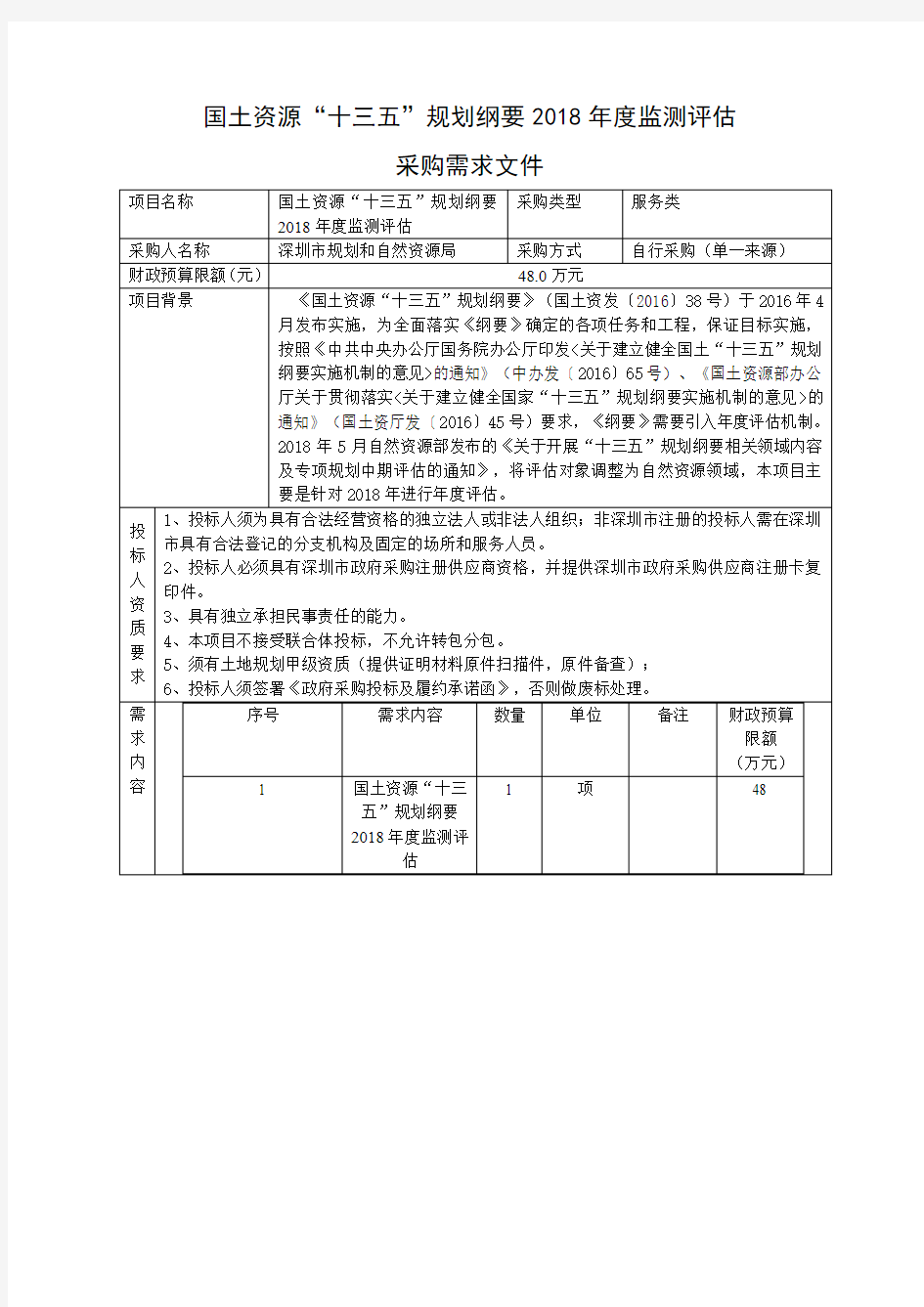 国土资源十三五规划纲要2018年度监测评估