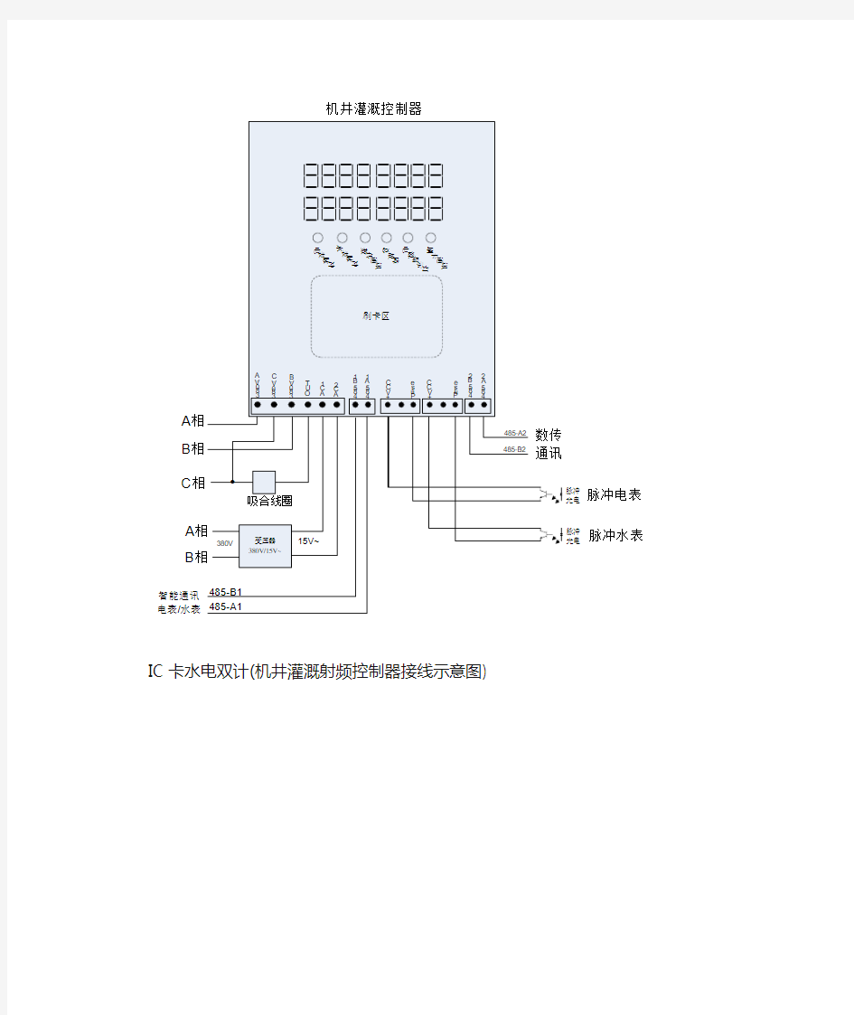 机井灌溉控制器整机接线图(第七版)