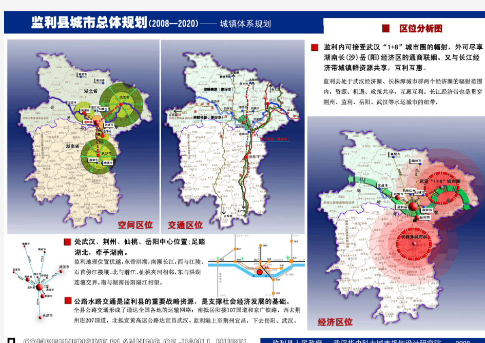 华中科技大学城市规划院-监利县总体规划