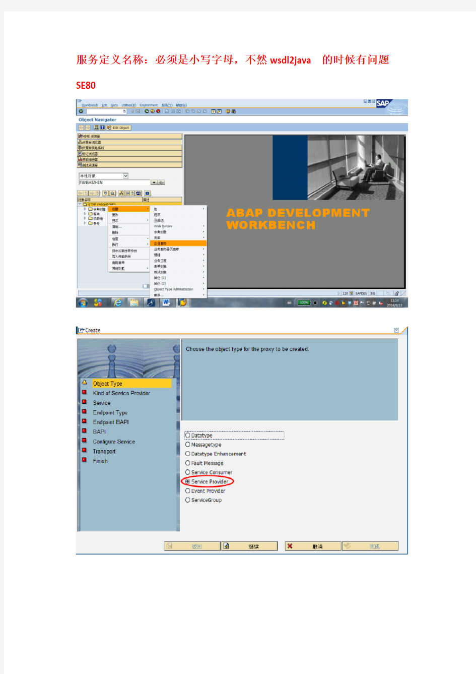 WS SAP 发布web service服务 by FanSZ