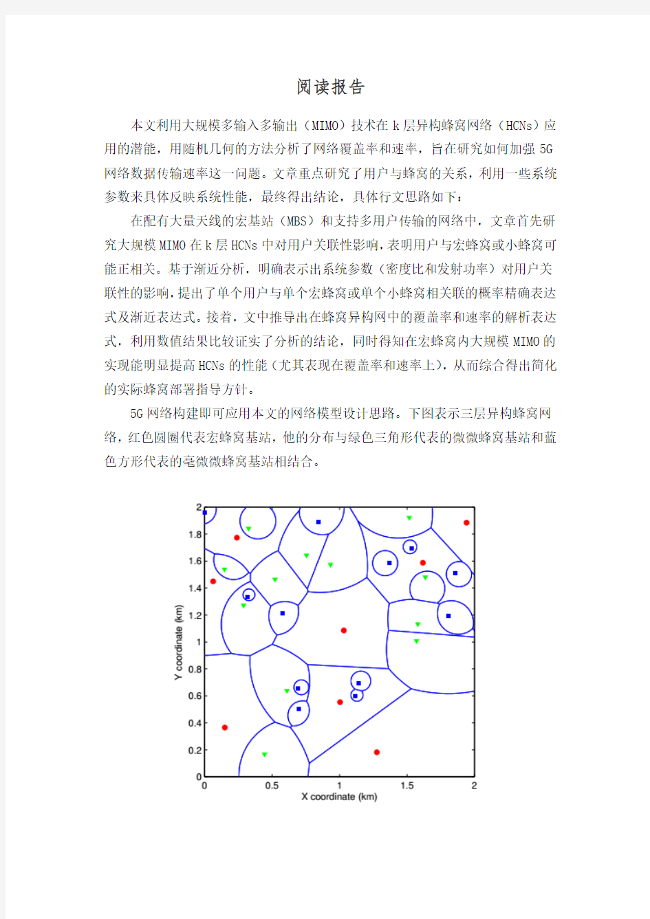 Massive MIMO in K-Tier Heterogeneous Cellular Net阅读报告