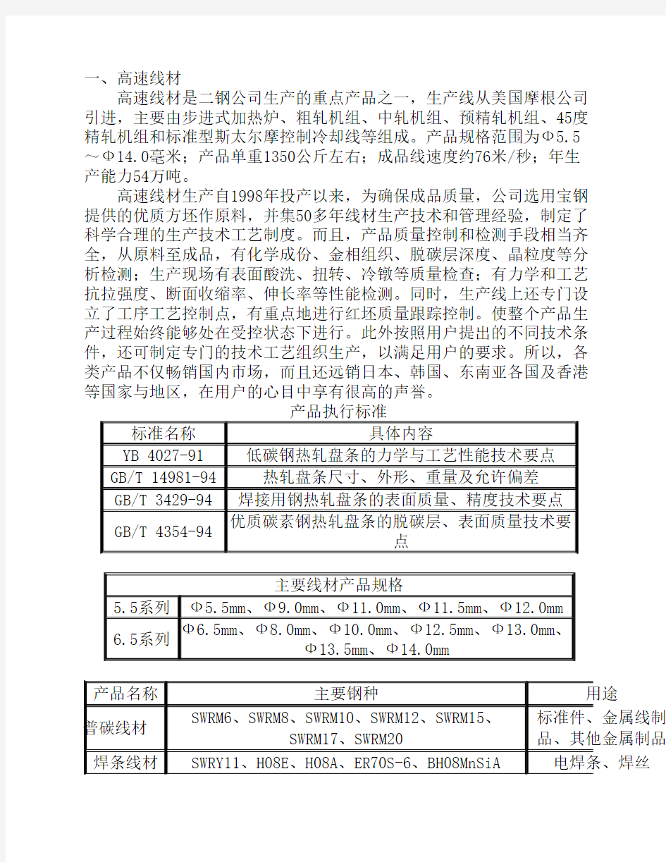 高速线材成分