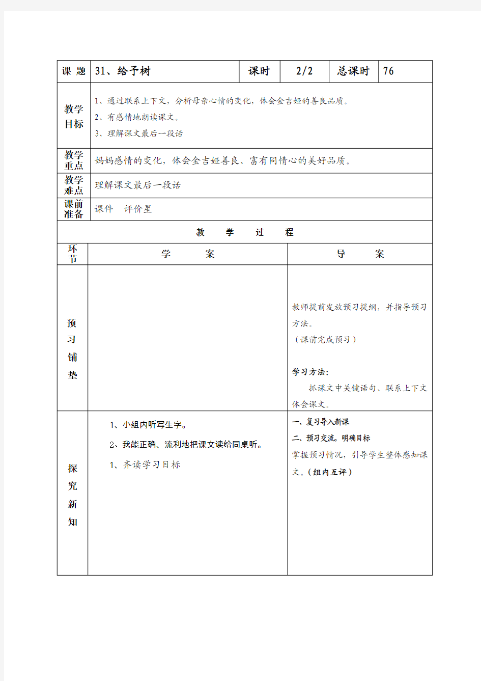 31、给予树(2)