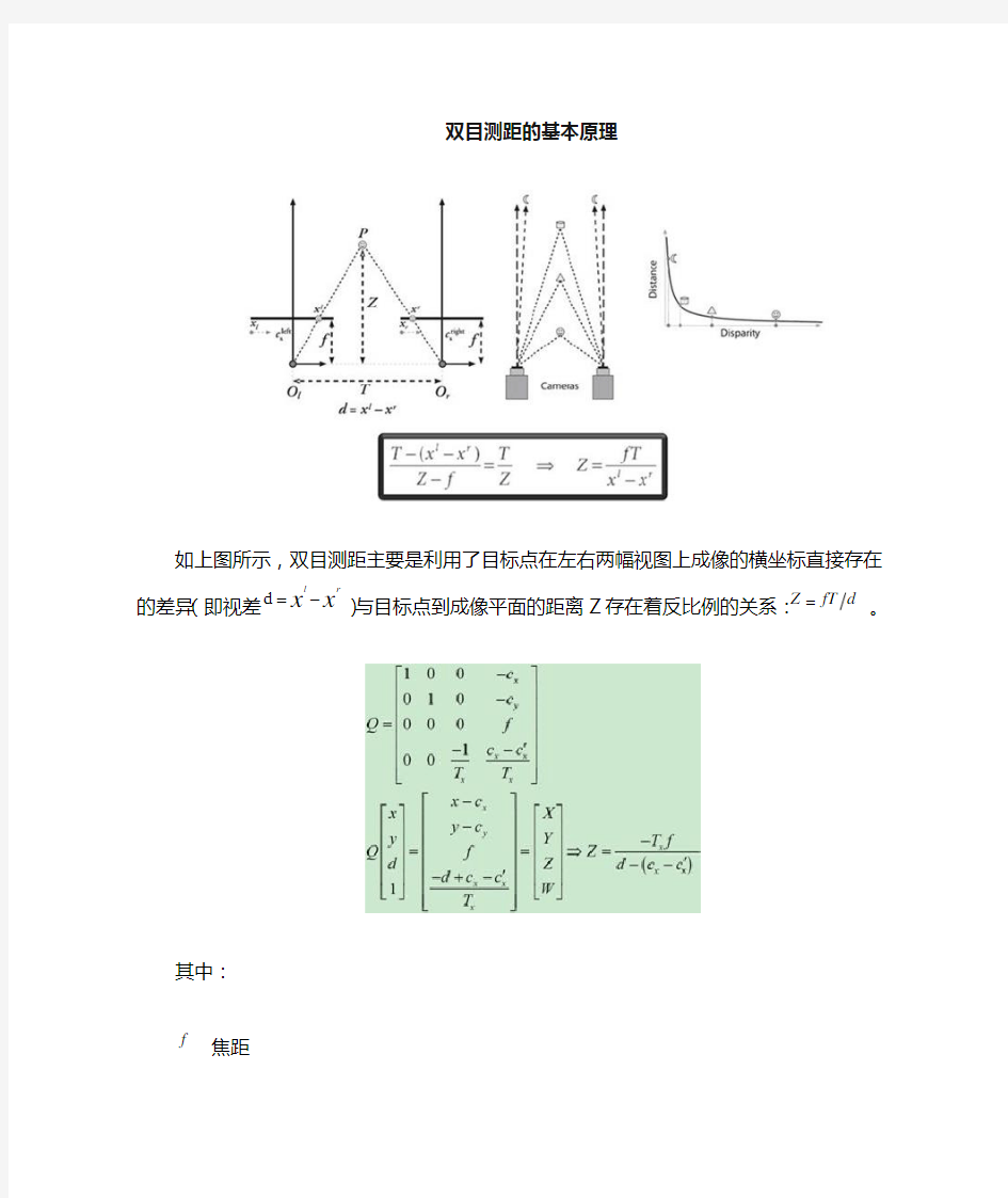 立体视觉再次整理学习