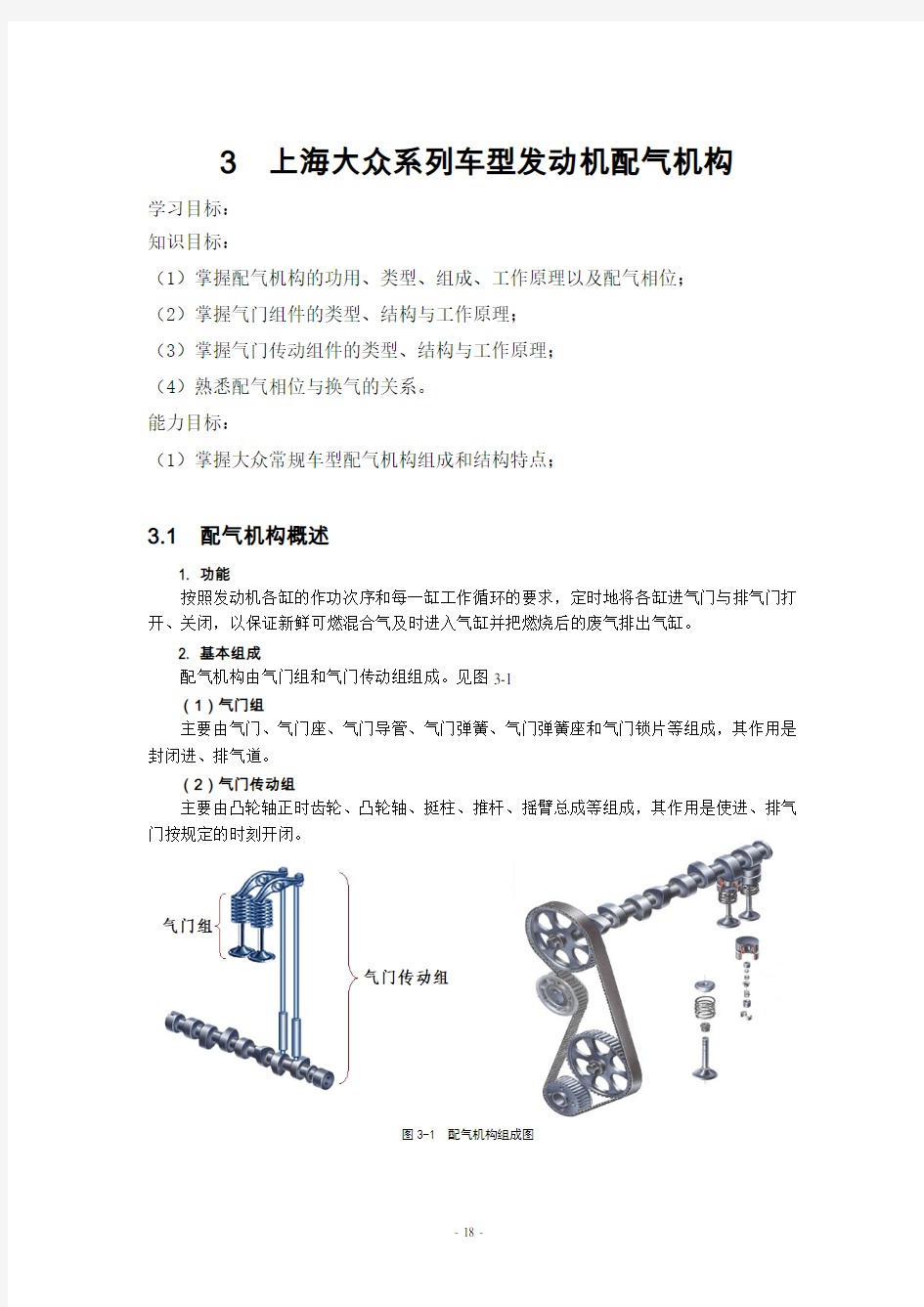 三  上海大众车系发动机配气机构