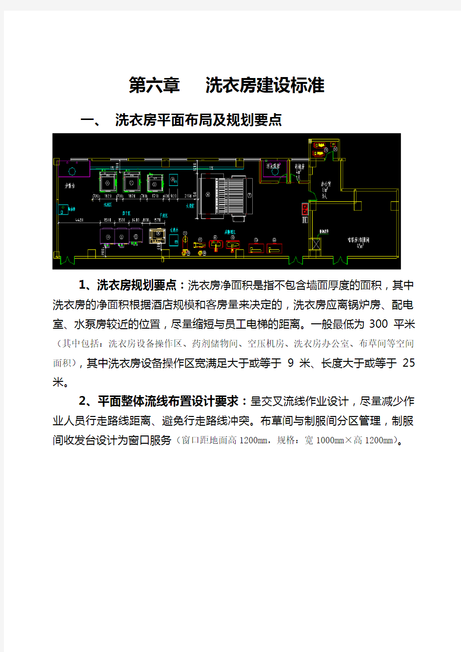 洗衣房标准化