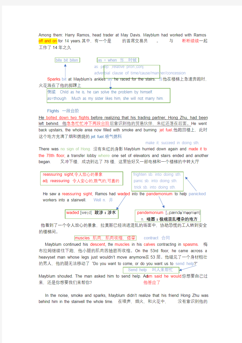 综合教程2(第2版)何兆熊 U1课文精解