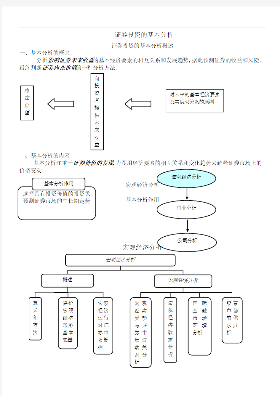 第八章证券投资基本分析宏观经济分析