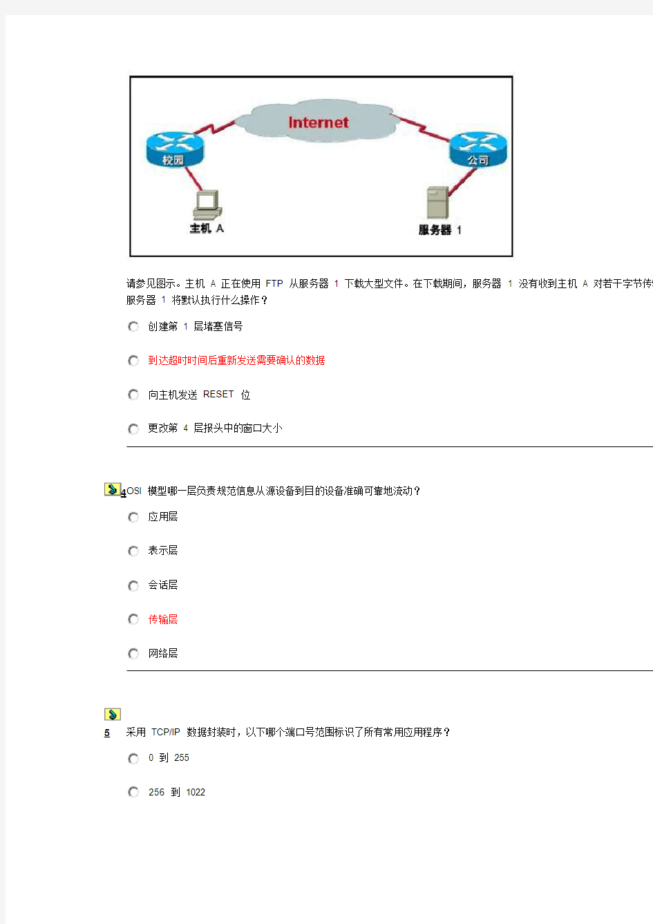 ENetwork Chapter 4 - CCNA Exploration 网络基础知识 (版本 4.0)