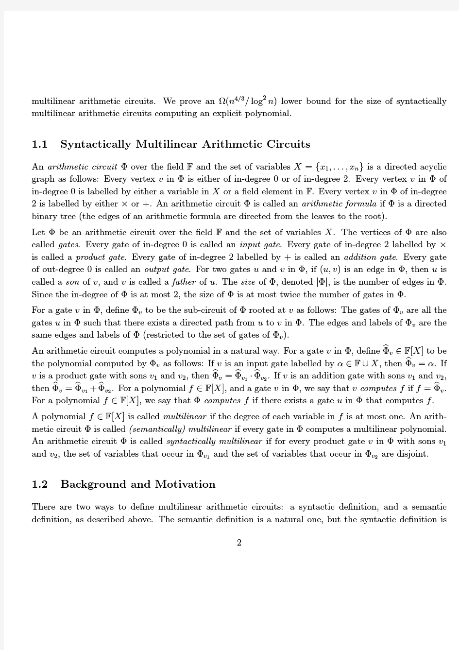 A Lower Bound for the Size of Syntactically Multilinear Arithmetic Circuits