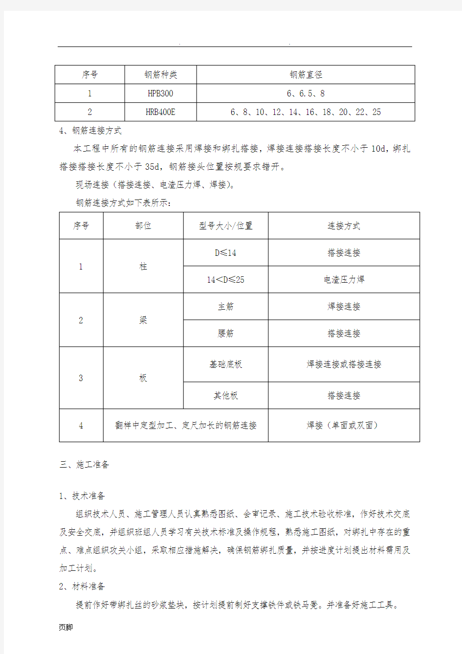 钢筋专项工程施工组织设计方案(完整)53429