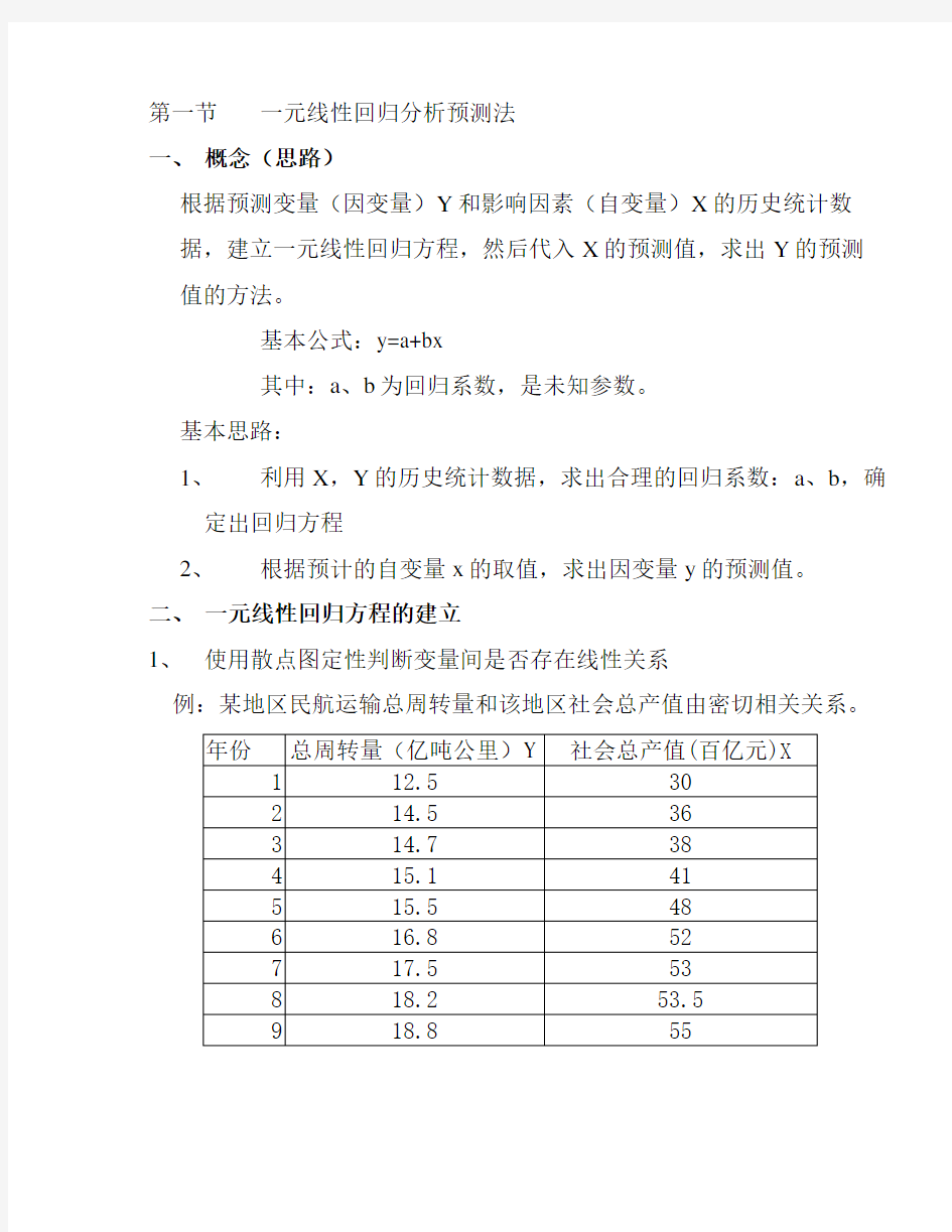 最新整理第五章回归分析预测法.doc