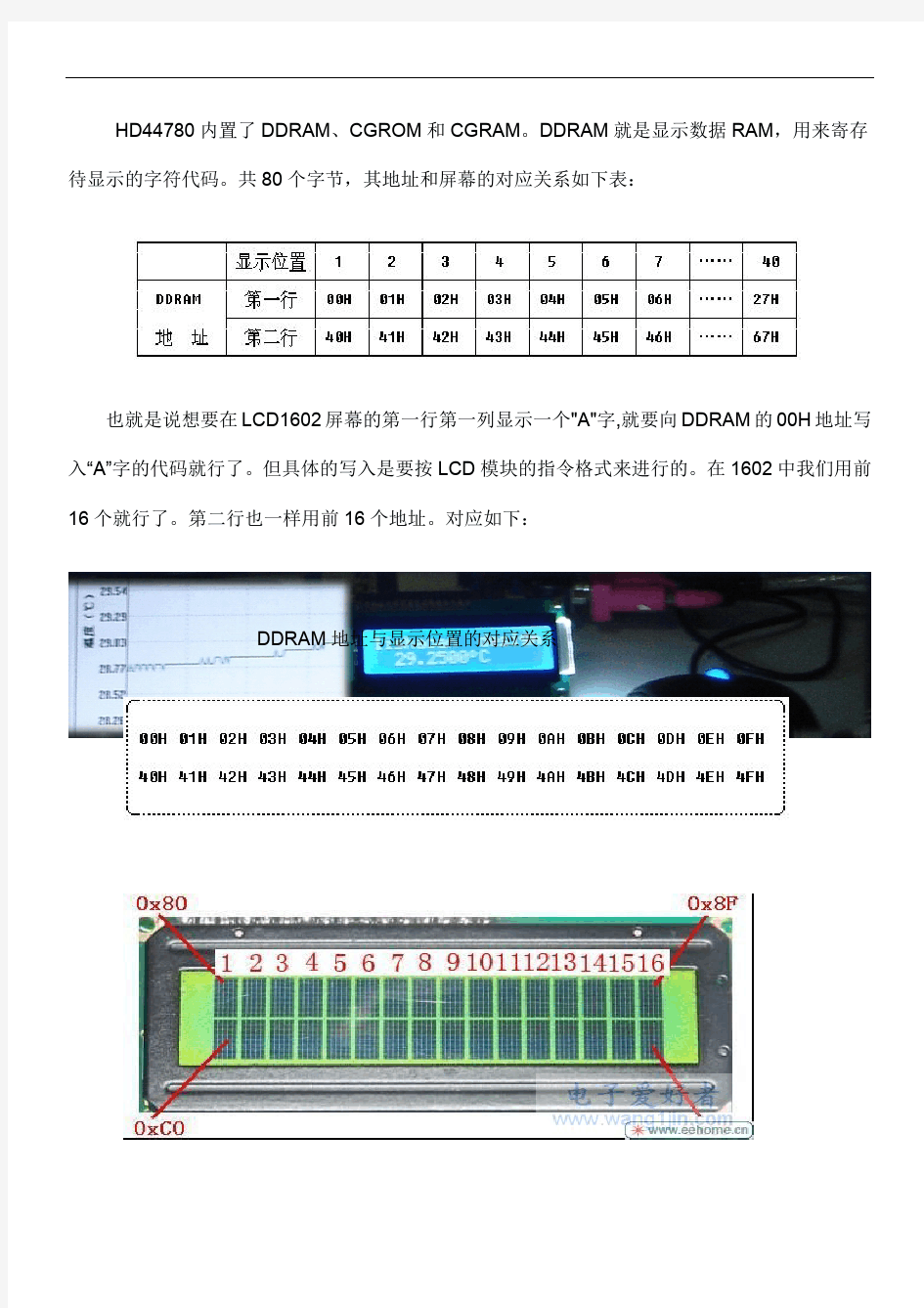 51单片机驱动LCD1602程序设计(C语言)