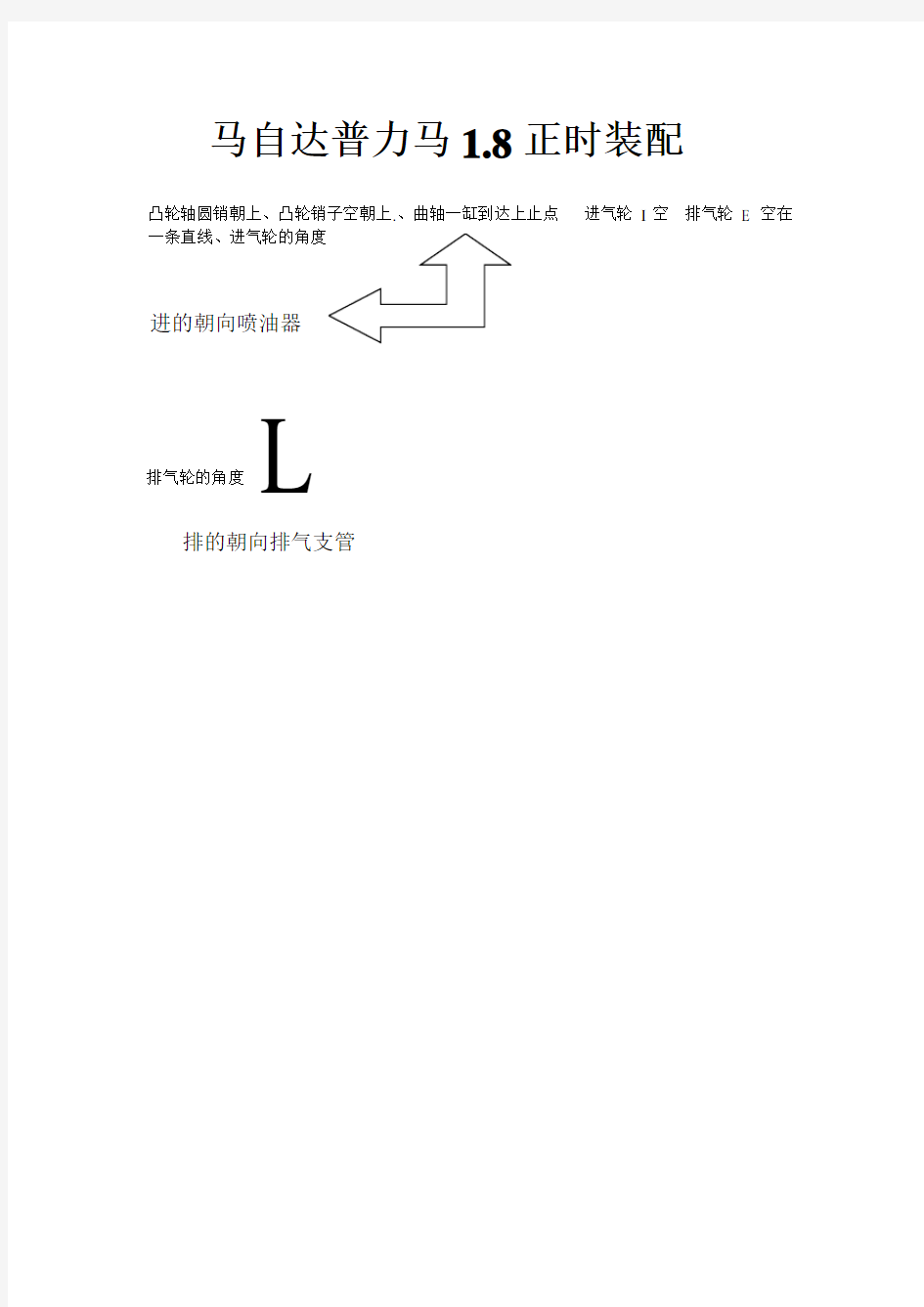 马自达普力马1.8正时装配