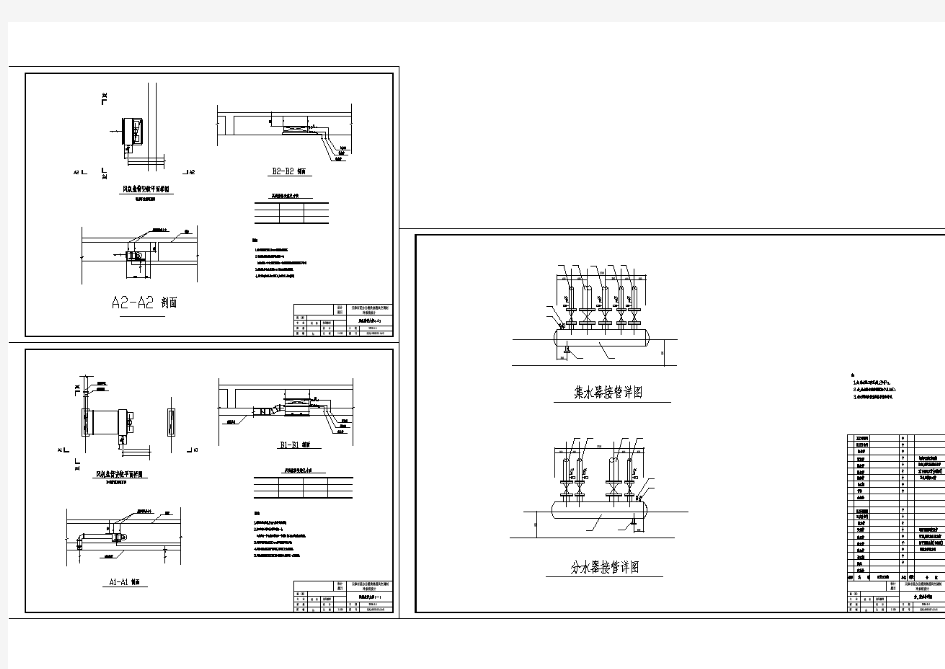 某综合楼空调通风系统设计施工CAD图纸