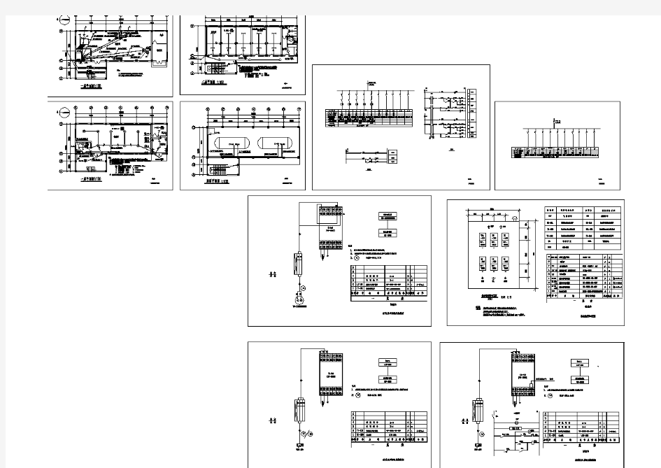 北方换热站全套电气设计施工CAD图