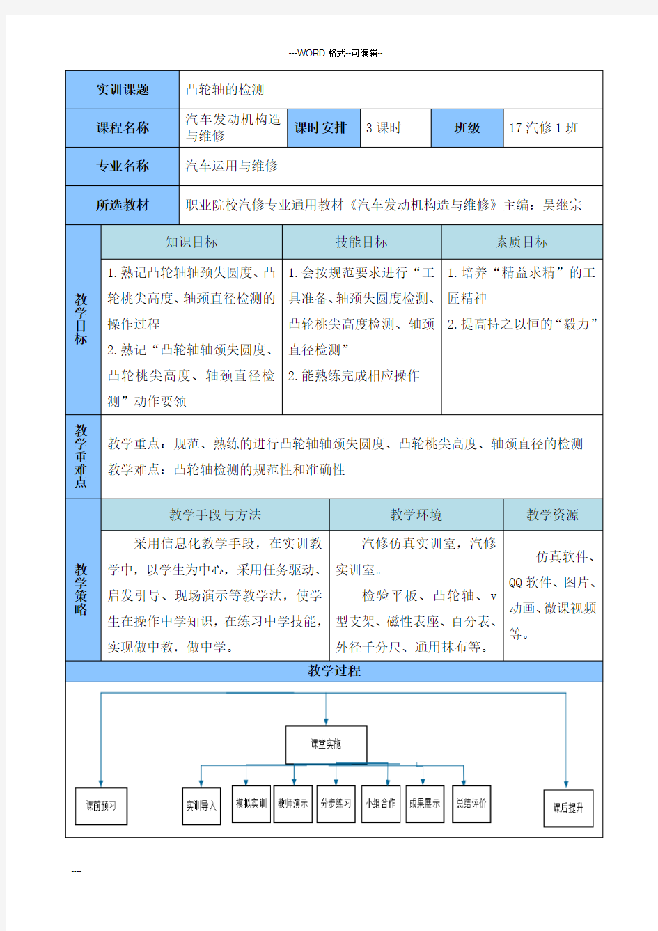 信息化实训教学教案