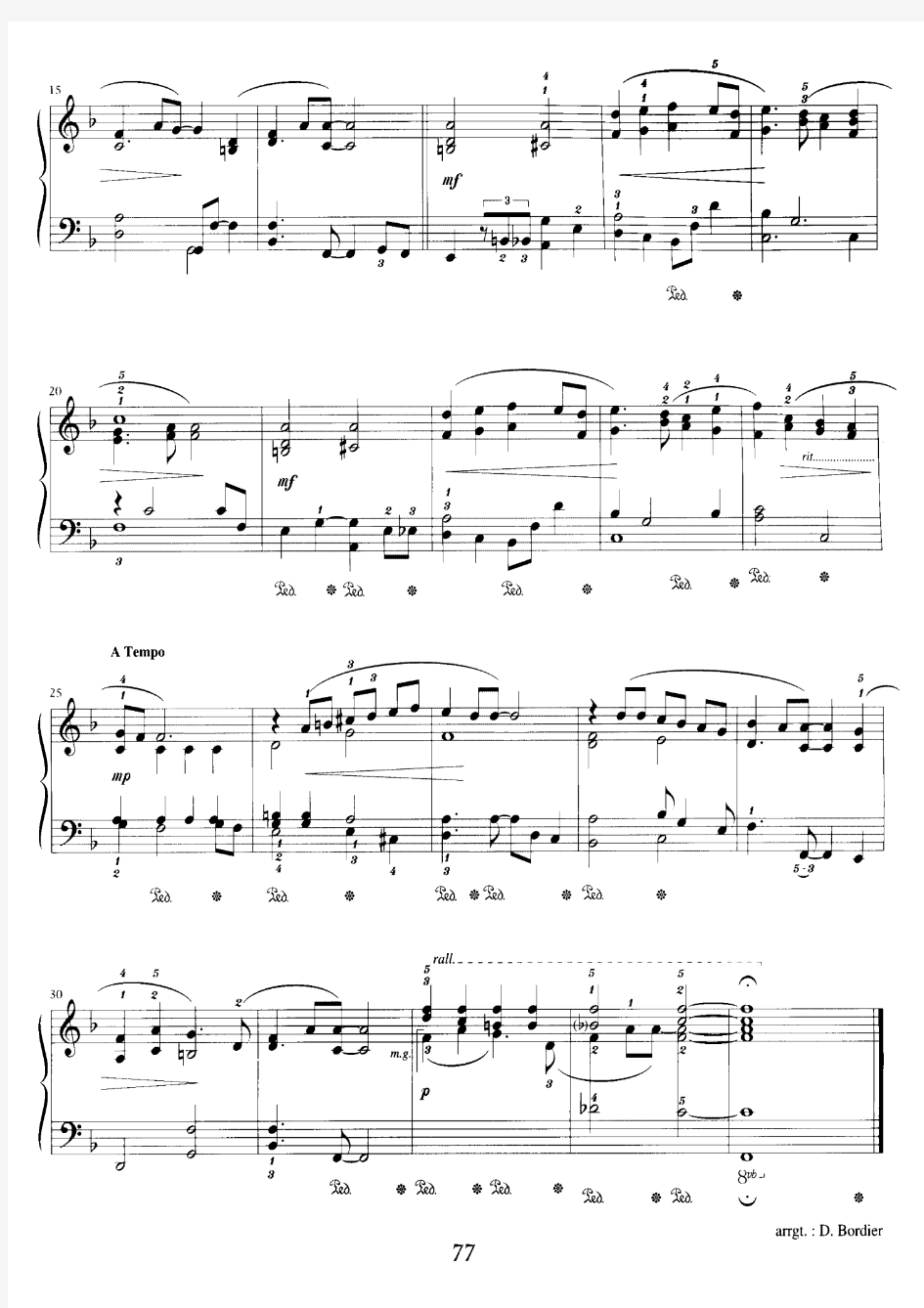 甲壳虫乐队(披头士) The Beatles-Yesterday V4 钢琴伴奏谱 声乐五线谱 欧美经典歌曲钢琴伴唱