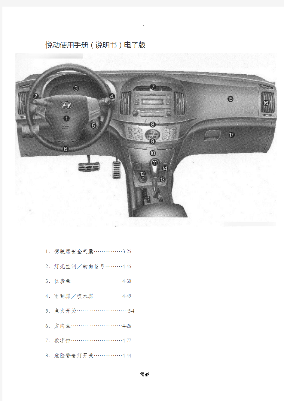 悦动使用手册(说明书)电子版