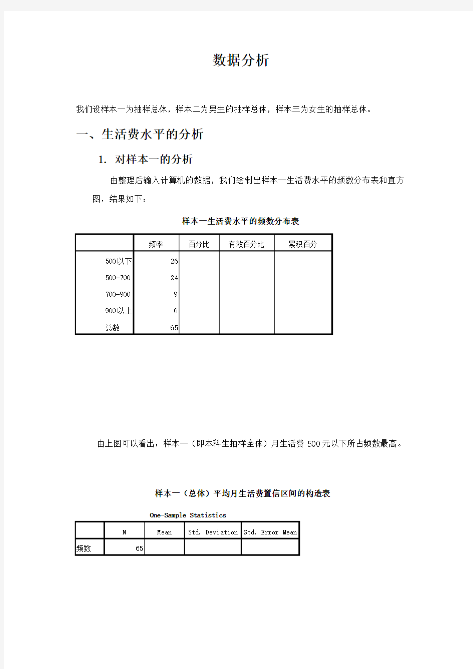 调查结果与分析报告附数据整理分析报告总结报告