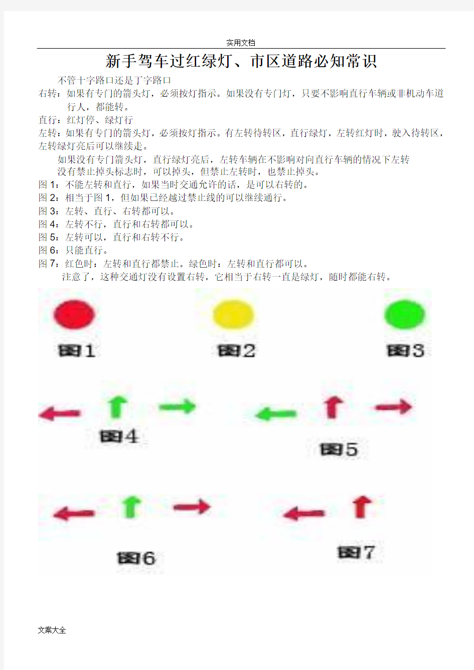 新手驾车过红绿灯、市区道路必知常识(规避电子眼罚款技巧)