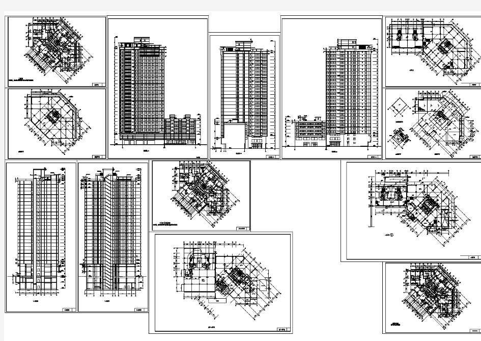 某高层住宅楼设计图纸(共11张)
