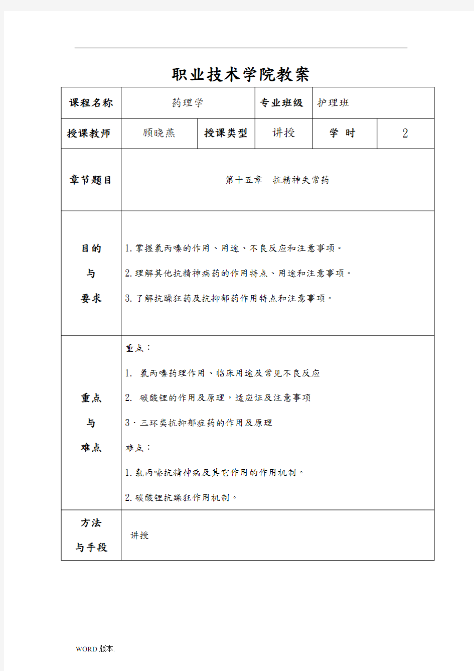 抗精神失常药