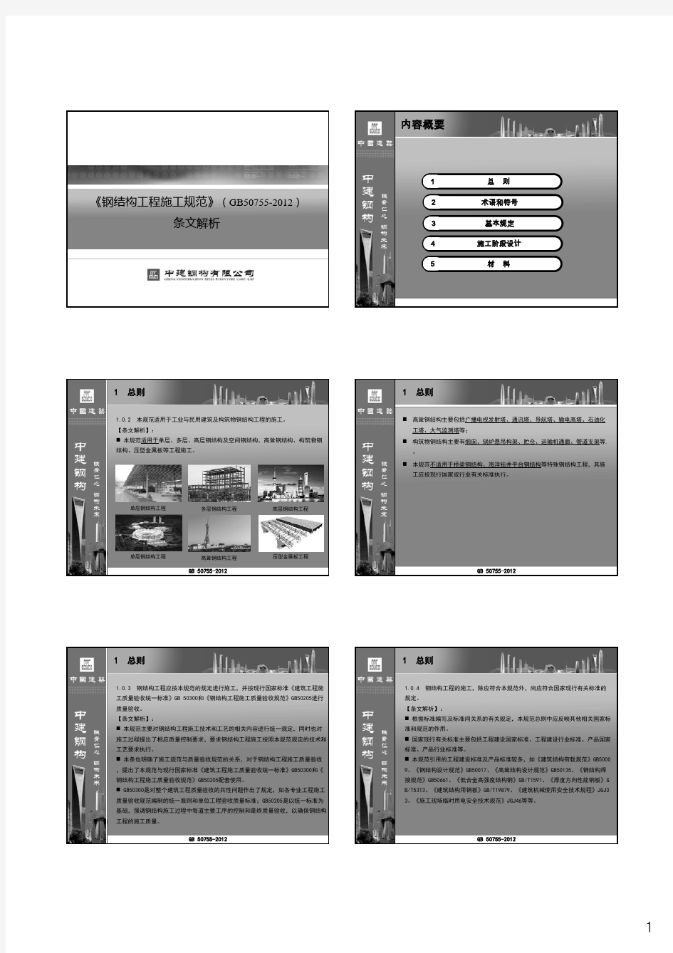 钢结构工程施工规范GB50755课件