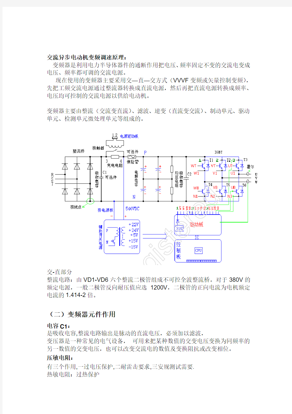 单端反激式开关电源