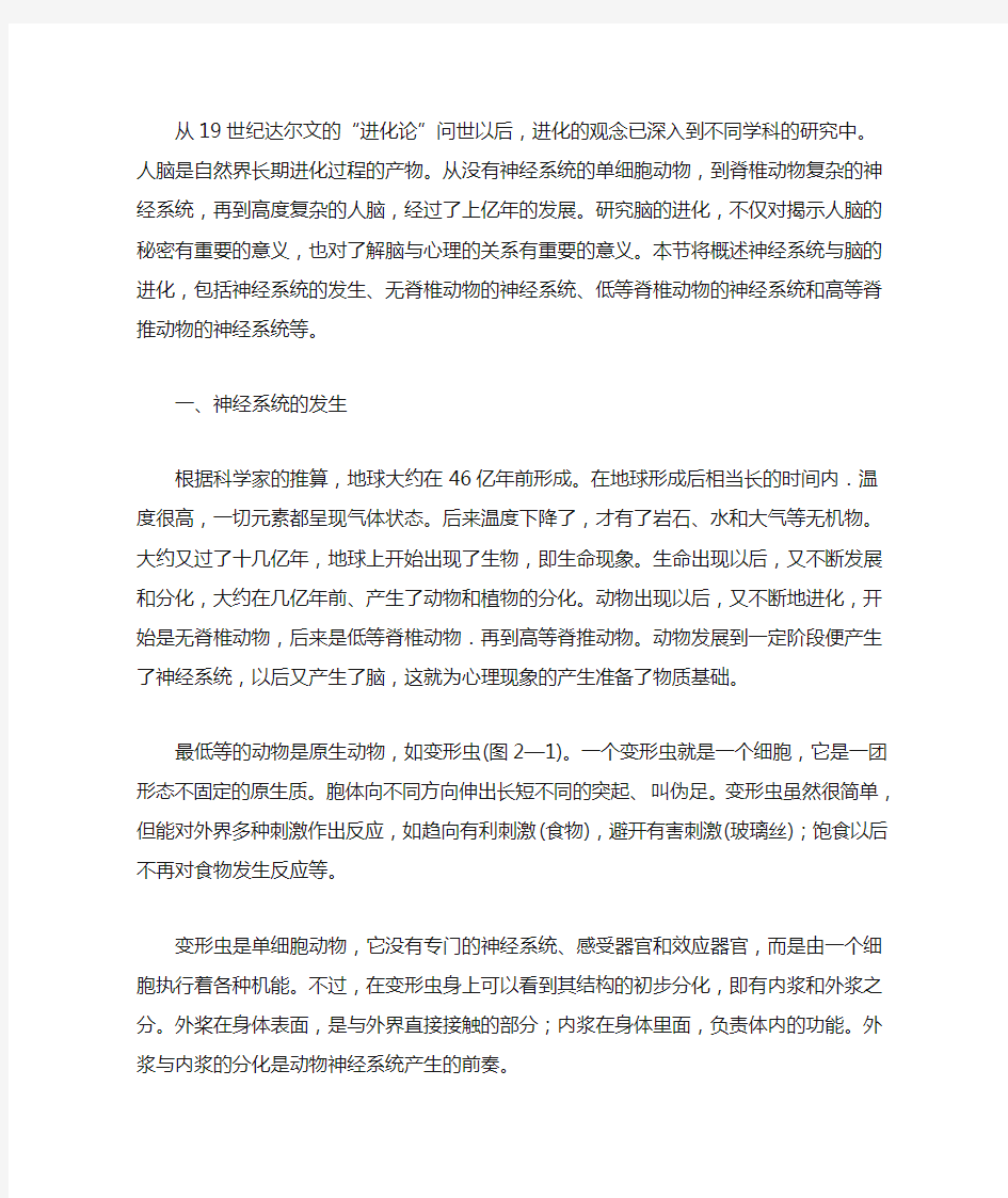 心理的神经生理机制