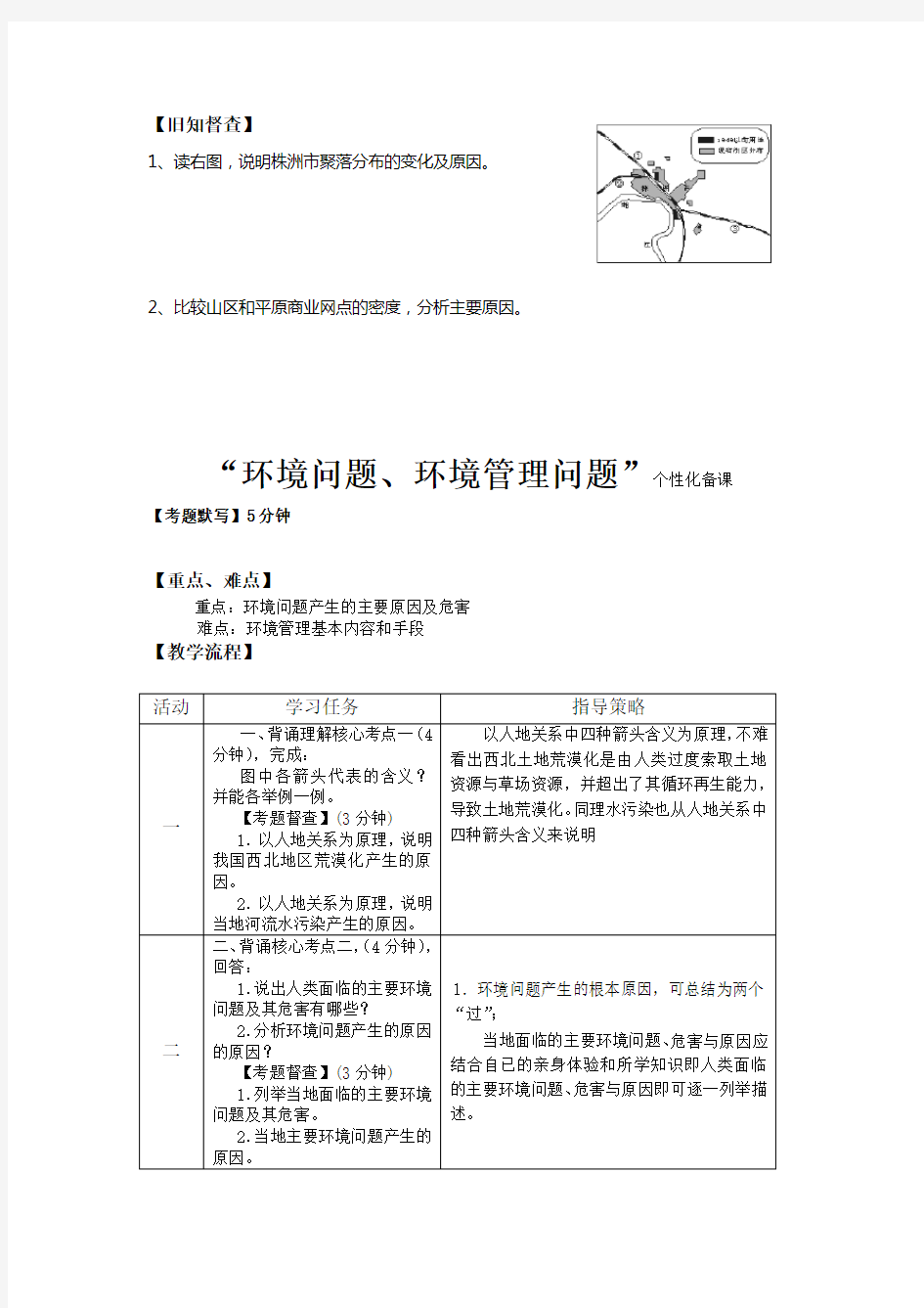 环境问题、环境管理问题