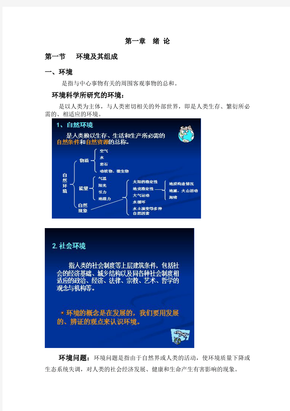 环境科学概论复习重点知识点汇总