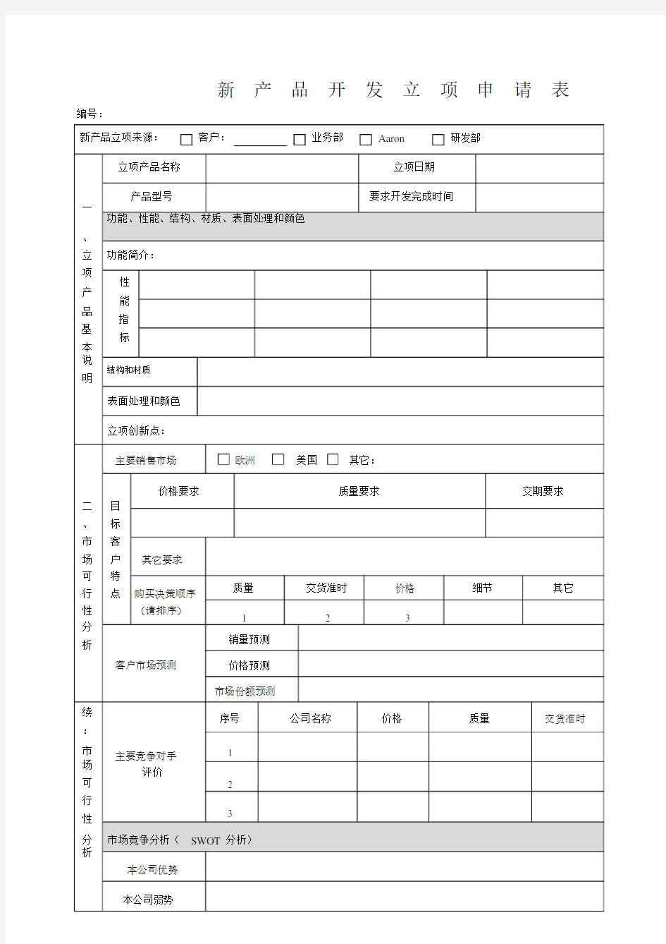 新产品研发立项申请表.doc