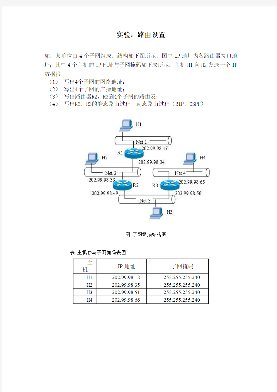 计算机网络 实验