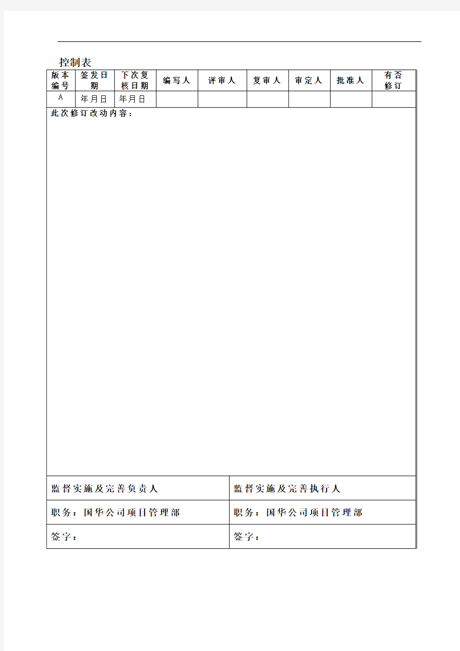 项目后评价管理规定