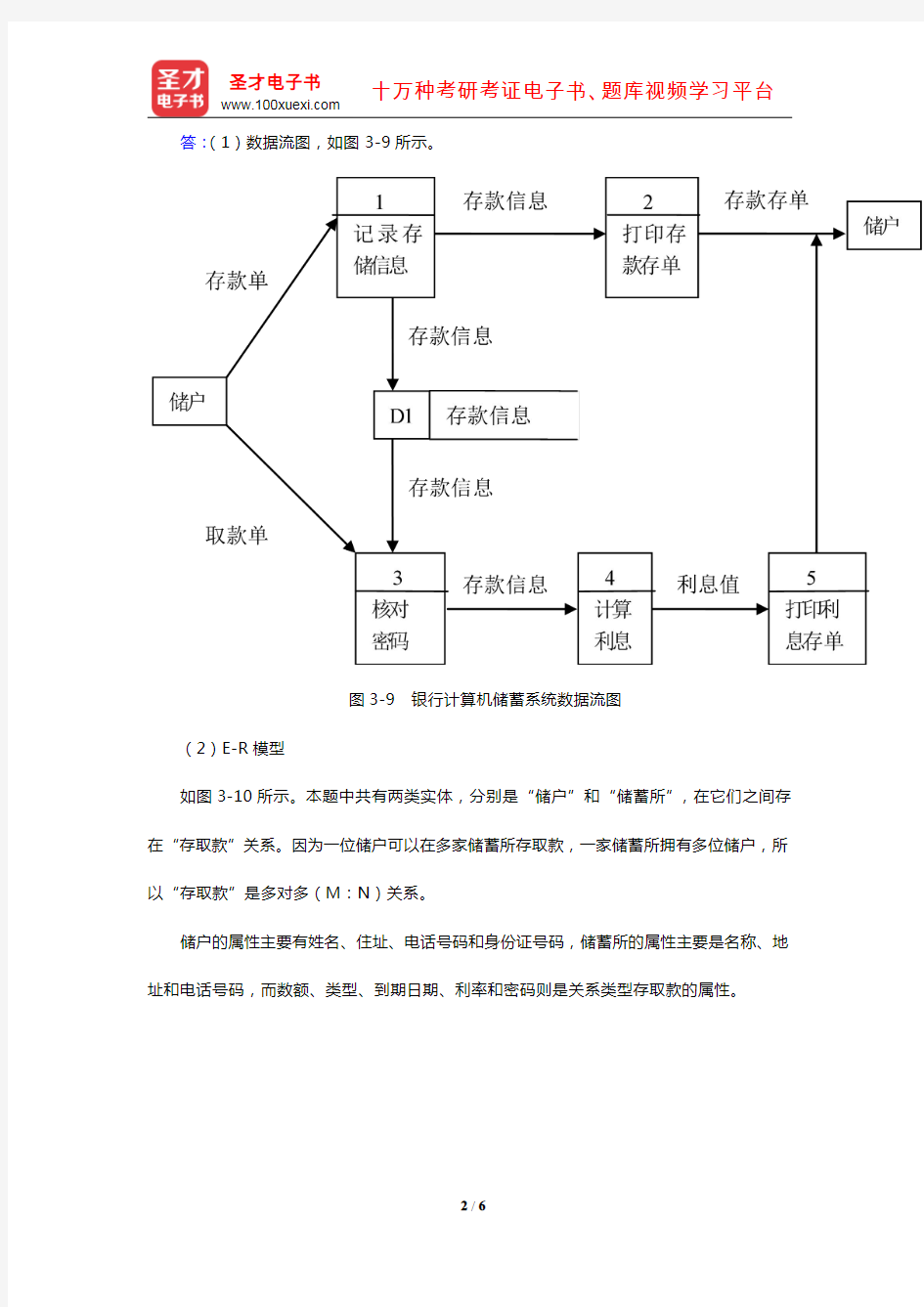 张海藩《软件工程导论》(第6版)(课后习题 第3章 需求分析)【圣才出品】